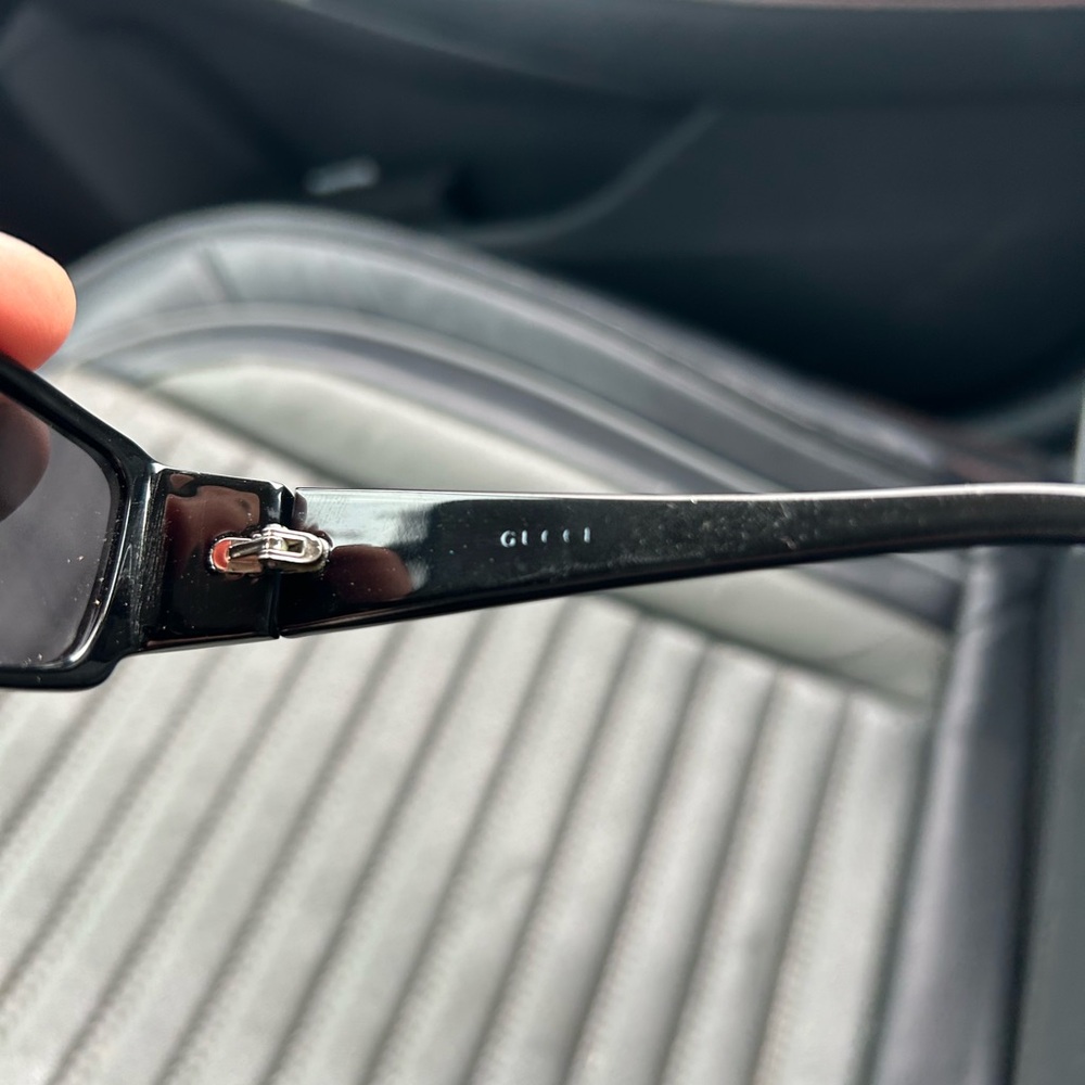 GUCCI Sunglasses GG1482/S 807 55□14 125 Interlocking G Black no case - Picture 6 of 8